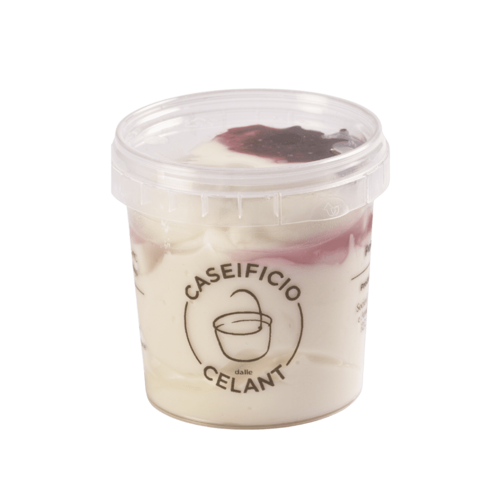 yogurt ai frutti di bosco caramello fragola mirtillo caffè caseificio dalle celant polcenigo